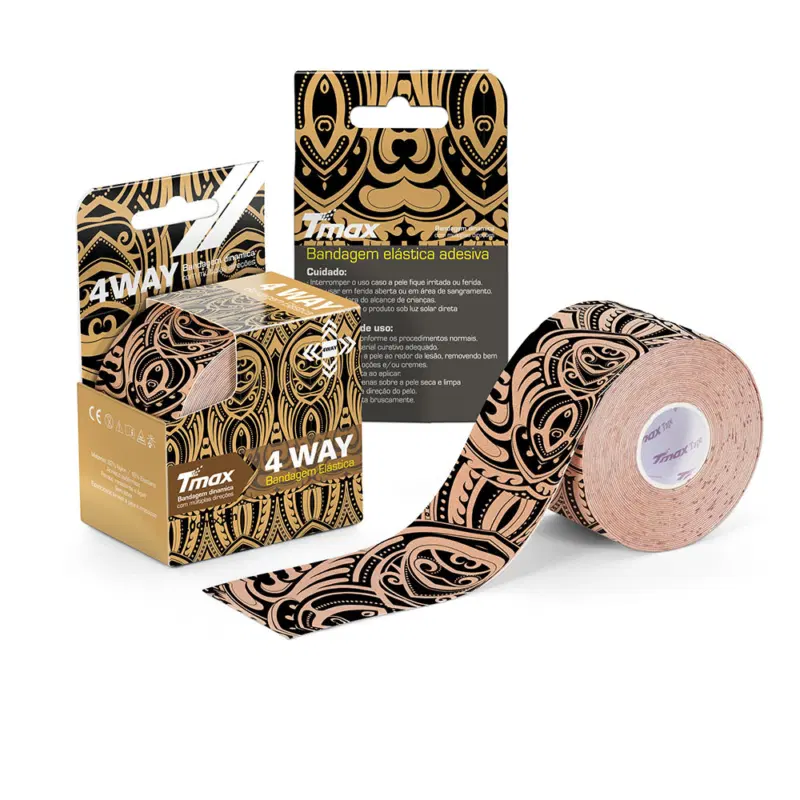 Tmax 4 WAY PATTERN TATTOO 5см×5м Кинезиотейп Тату