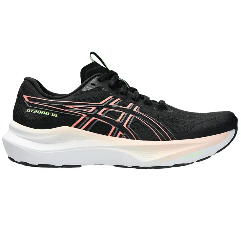 Asics GT-2000 14 (W) Кроссовки беговые женские Черный/Розовый