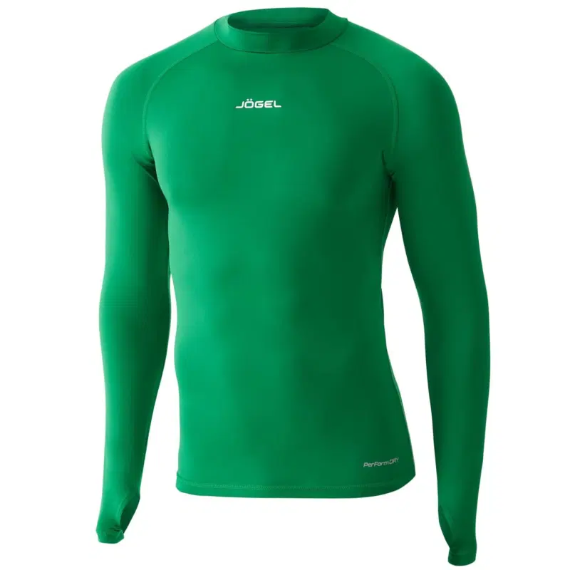 Jögel CAMP PERFORMDRY TOP LS Футболка компрессионная с длинным рукавом Зеленый