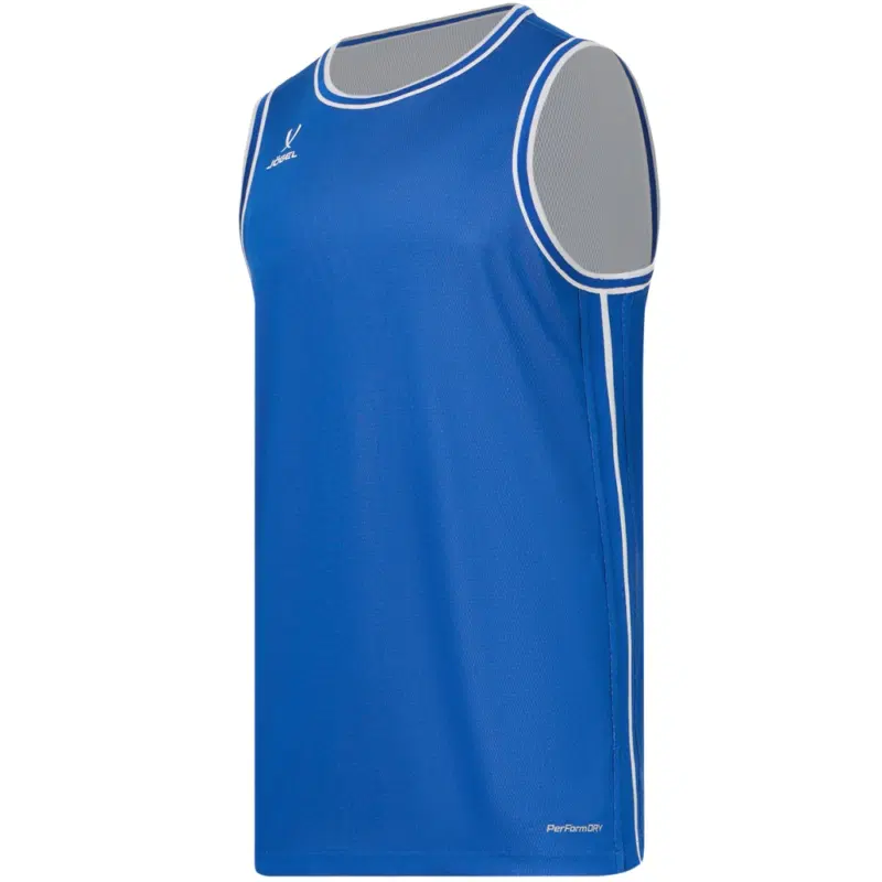 Jögel DIVISION PERFORMDRY DOUBLE-SIDE JERSEY Майка баскетбольная двухсторонняя Синий/Белый