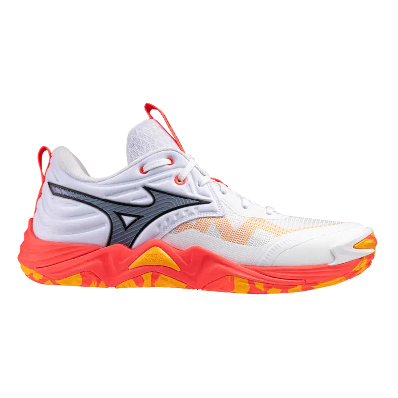 Mizuno WAVE MOMENTUM ELITE Кроссовки волейбольные Белый/Оранжевый