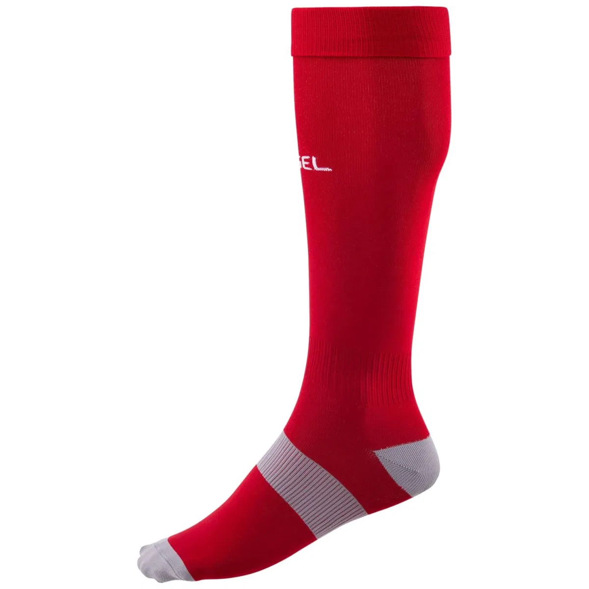Jögel CAMP BASIC SOCKS Гетры футбольные Красный/Серый/Белый