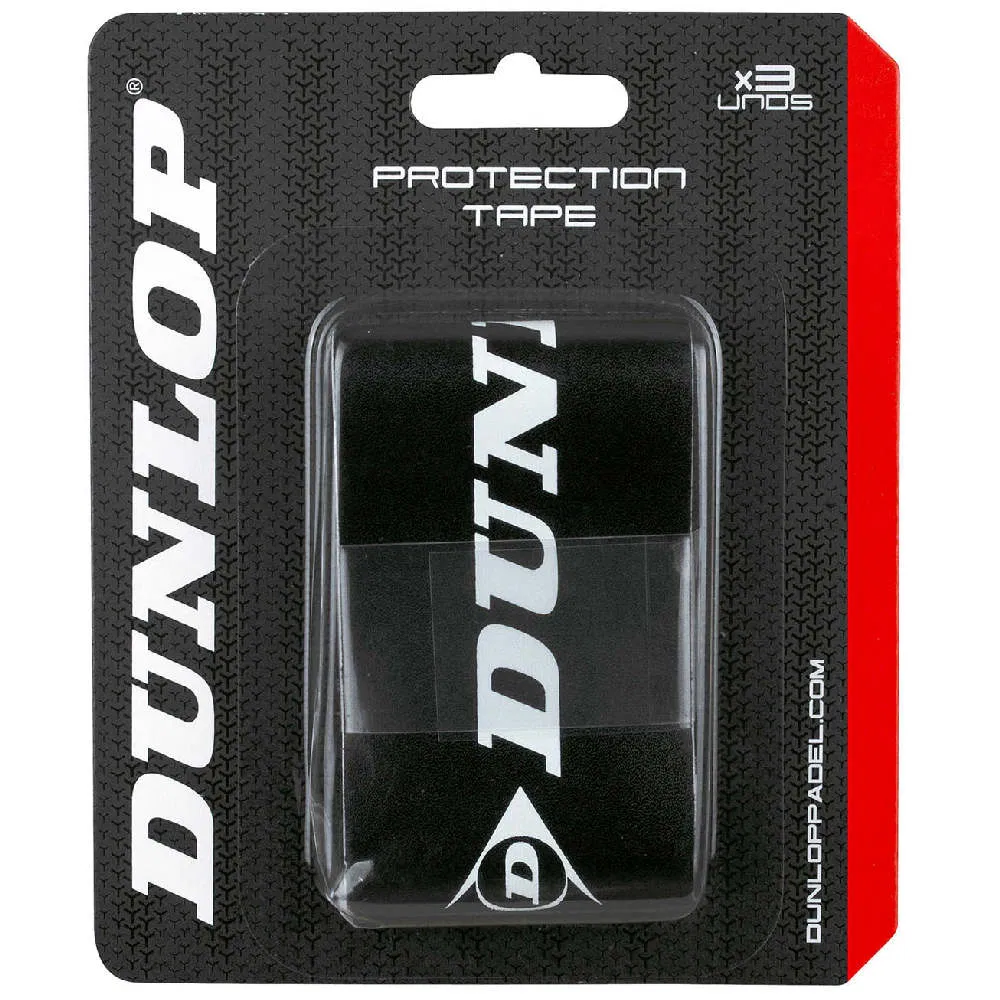 Dunlop PROTECTION TAPE Защитная лента для падел-ракеток (3 шт) Черный