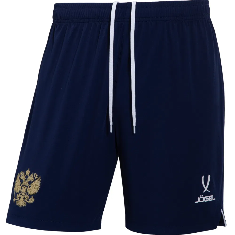 Jögel NATIONAL PERFORMDRY AWAY SHORTS Шорты игровые Темно-синий/Золотой