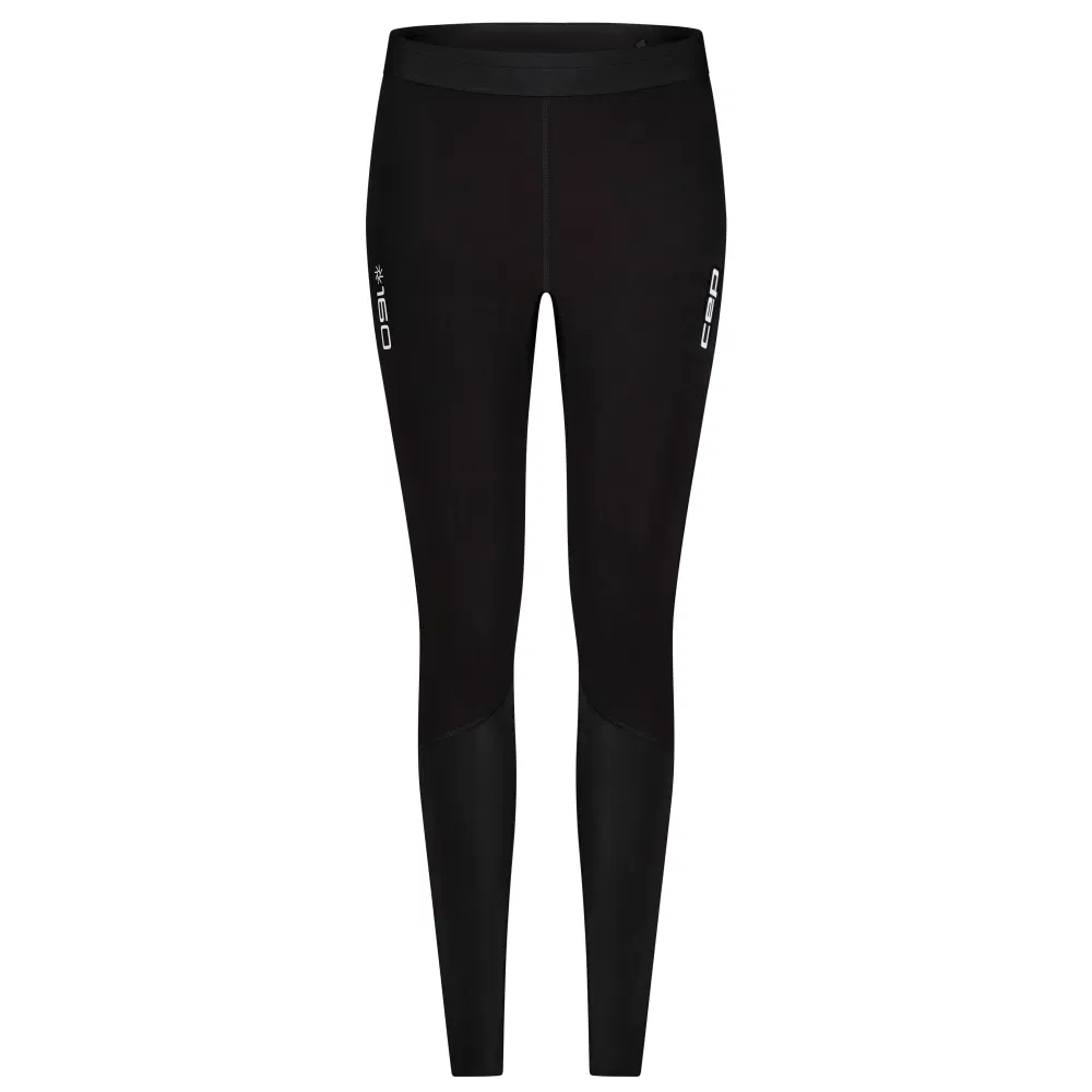 CEP CORE RUN THERMAL COMPRESSION TIGHTS Компрессионные утепленные тайтсы для бега Черный