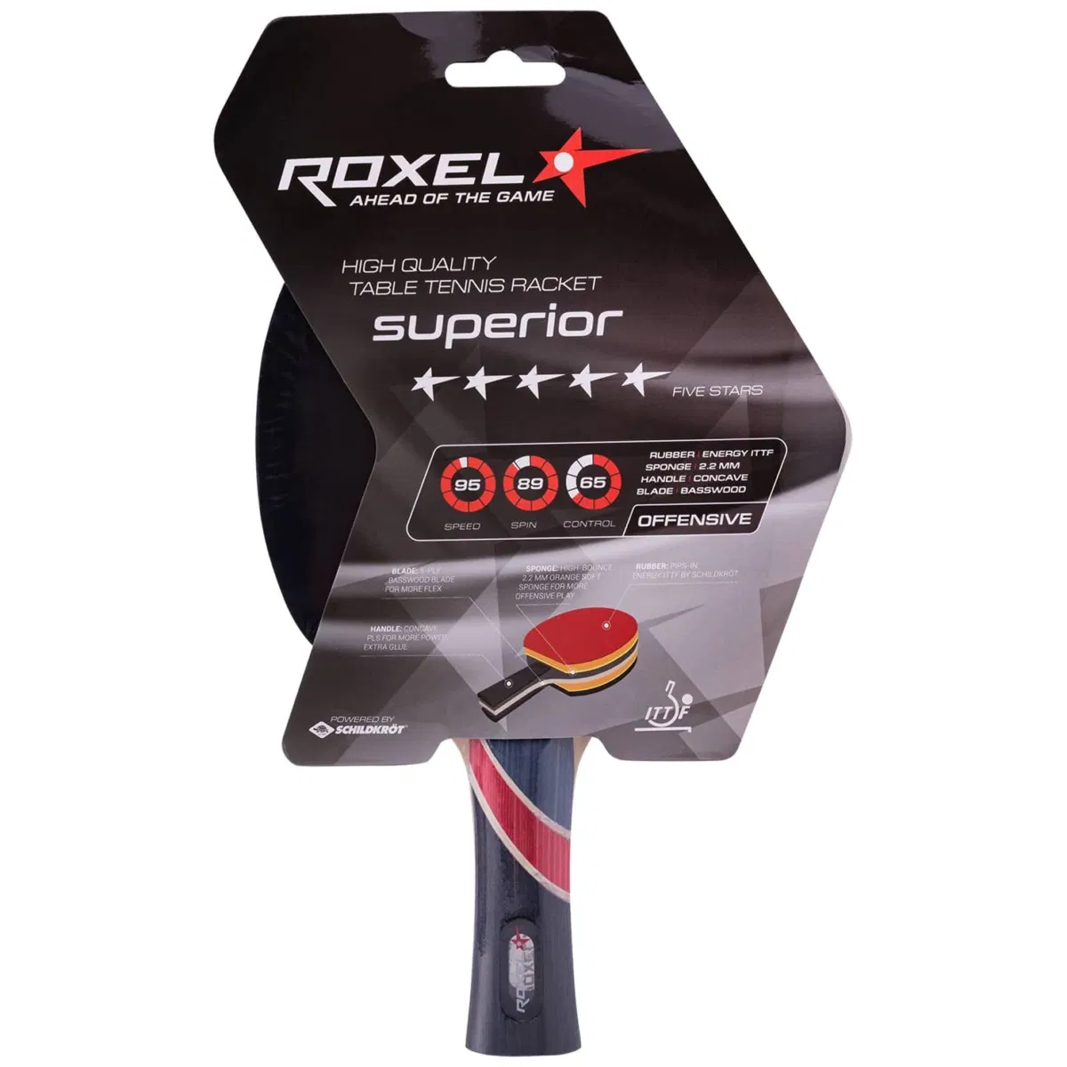 Roxel 5***** SUPERIOR Ракетка для настольного тенниса коническая