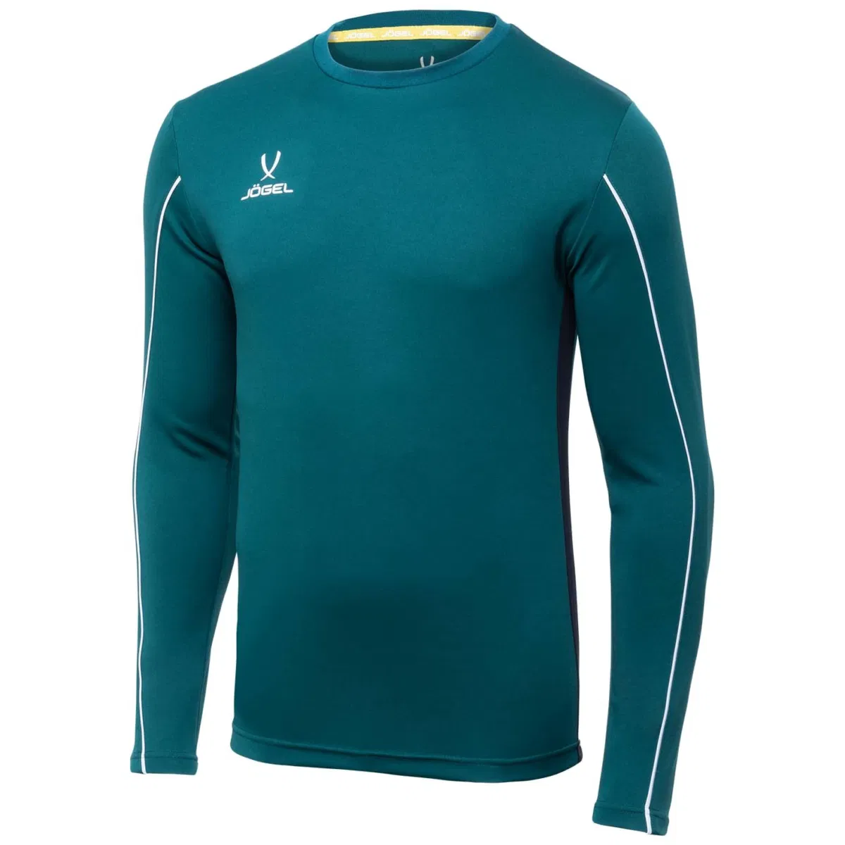 Jögel CAMP GK PADDED LS JGT-1600-K Свитер вратарский детский Зеленый/Черный/Белый