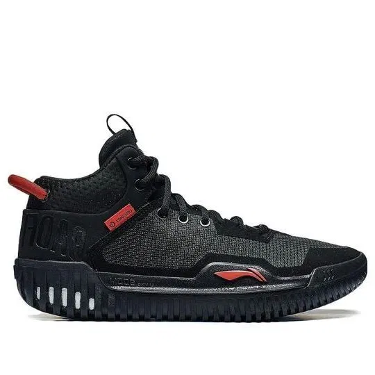 Li-Ning BADFIVE 3 "BLACK RED" Кроссовки баскетбольные Черный/Красный