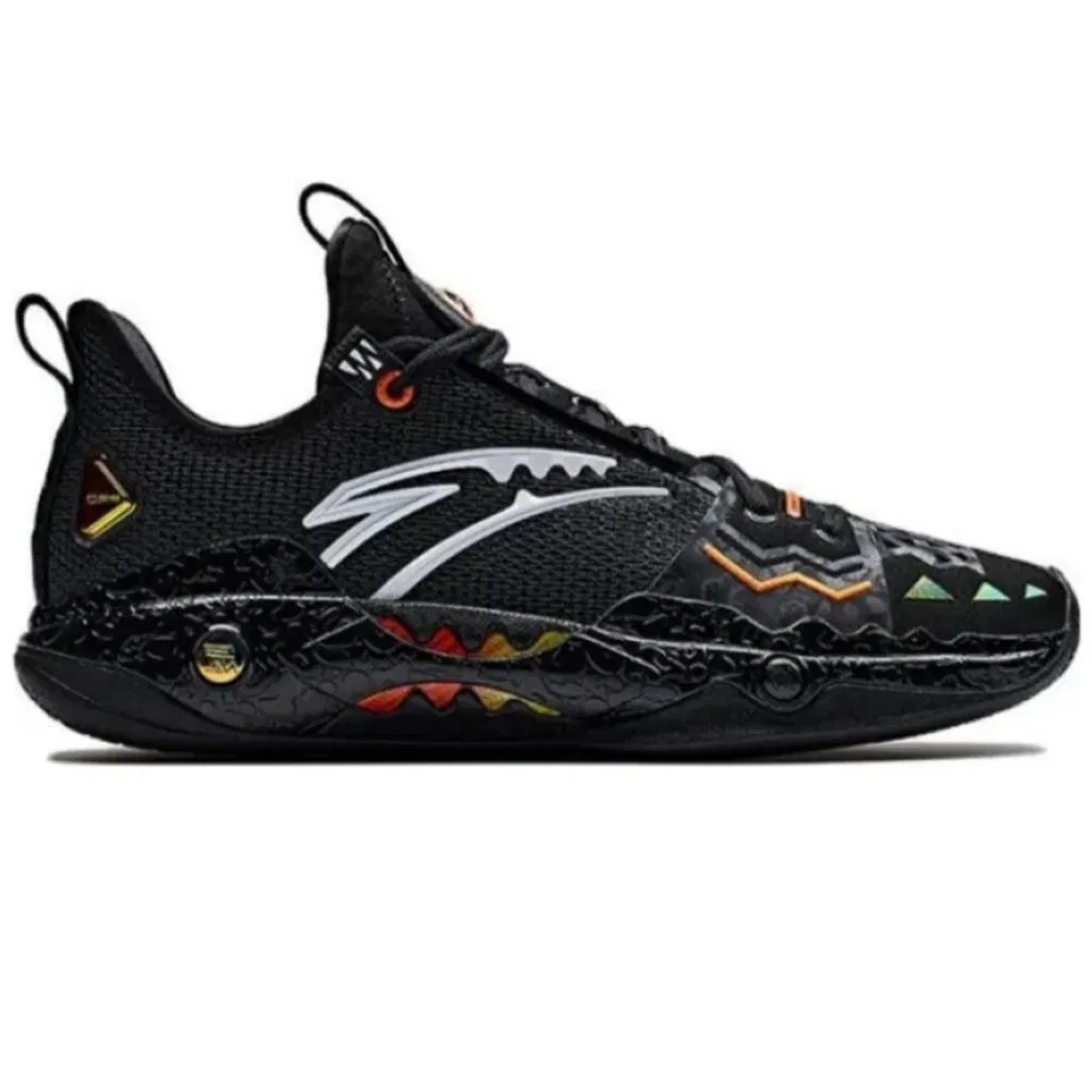 Anta SHOCK WAVE 5 PRO "HETEROCHROMIA" Кроссовки баскетбольные Черный/Белый