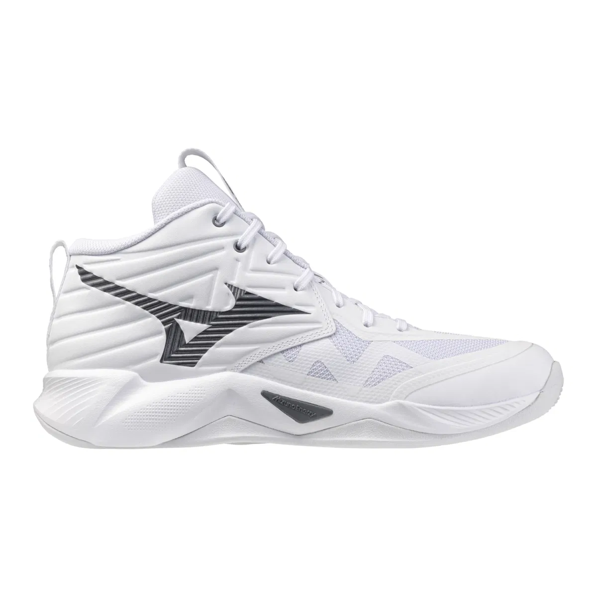 Mizuno WAVE MOMENTUM PRO MID Кроссовки волейбольные Белый/Серый