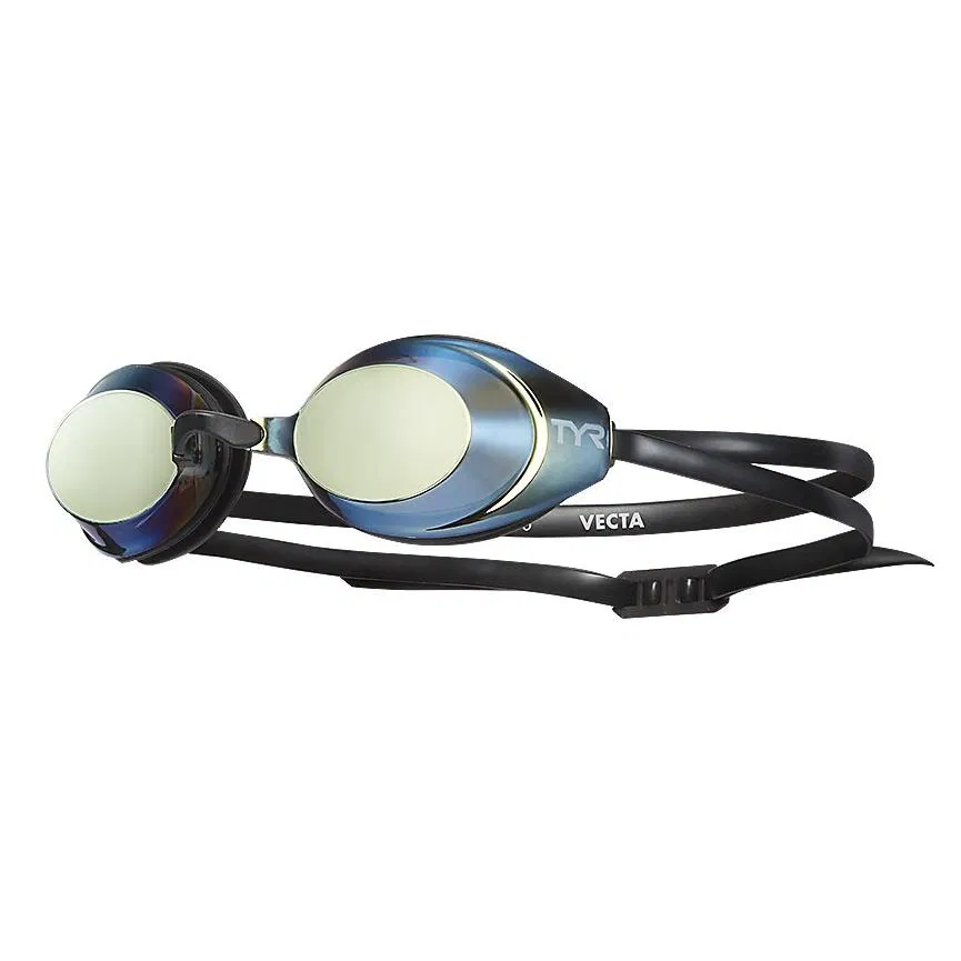 TYR VECTA RACING MIRRORED Очки для плавания Черный/Зеркальный