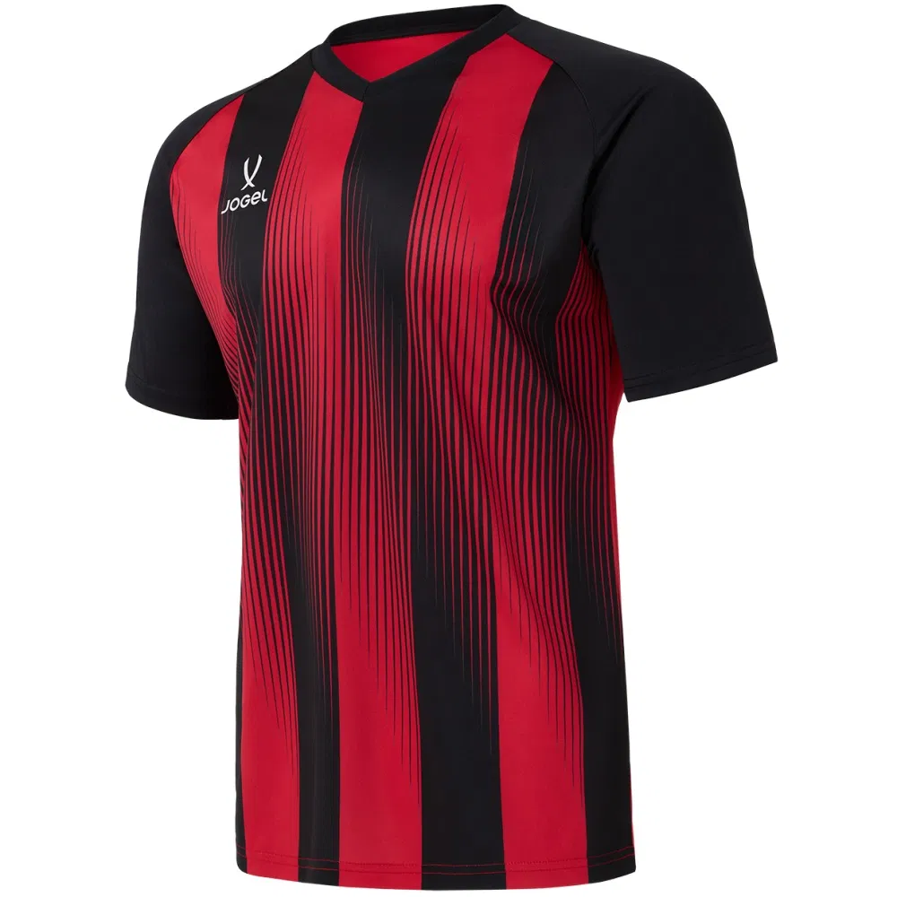 Jögel CAMP STRIPED JERSEY Футболка игровая детская Красный/Черный
