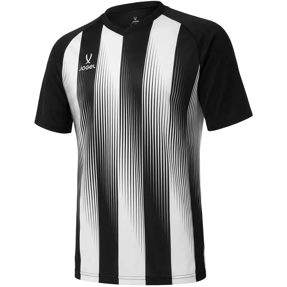 Jögel CAMP STRIPED JERSEY Футболка игровая Черный/Белый