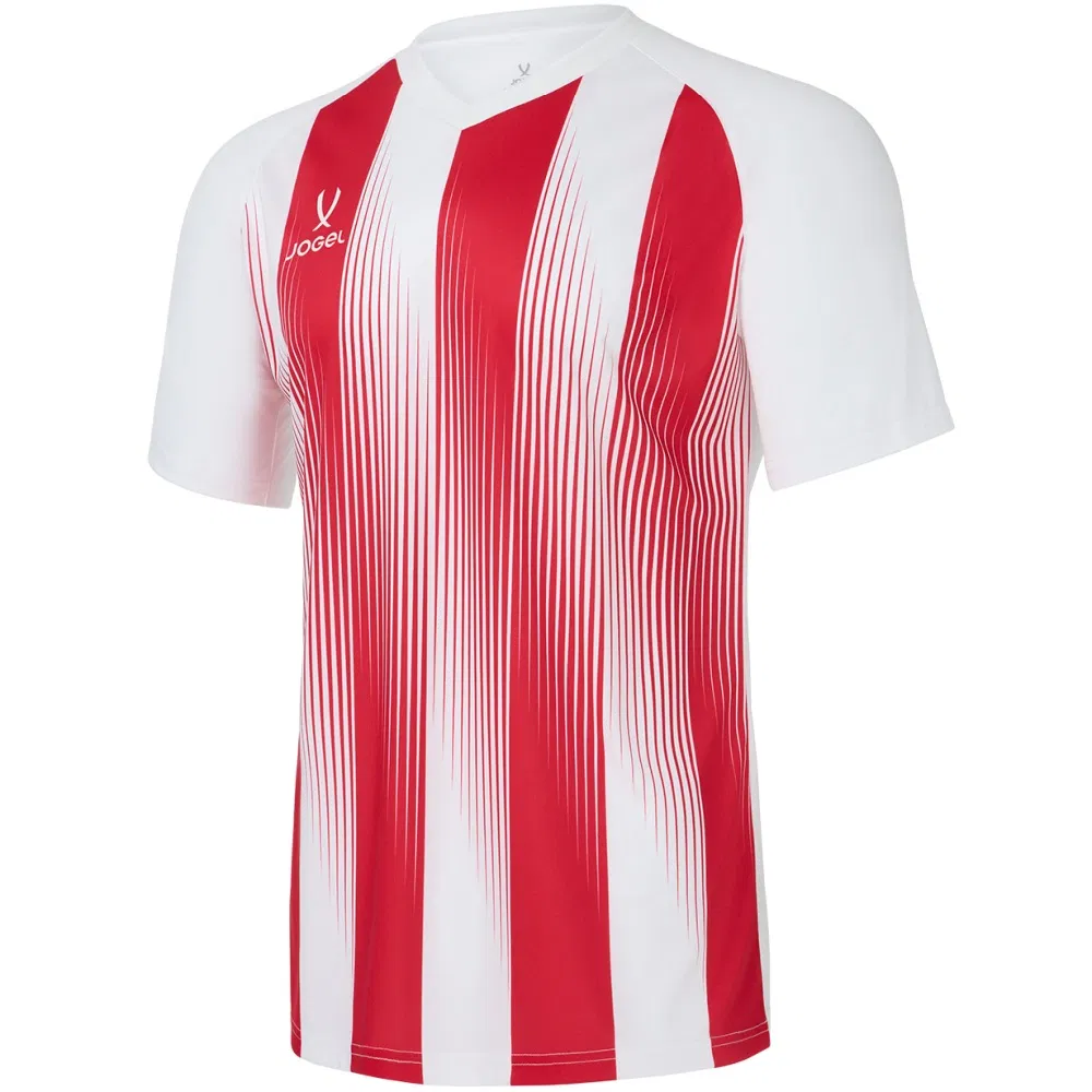 Jögel CAMP STRIPED JERSEY Футболка игровая Красный/Белый