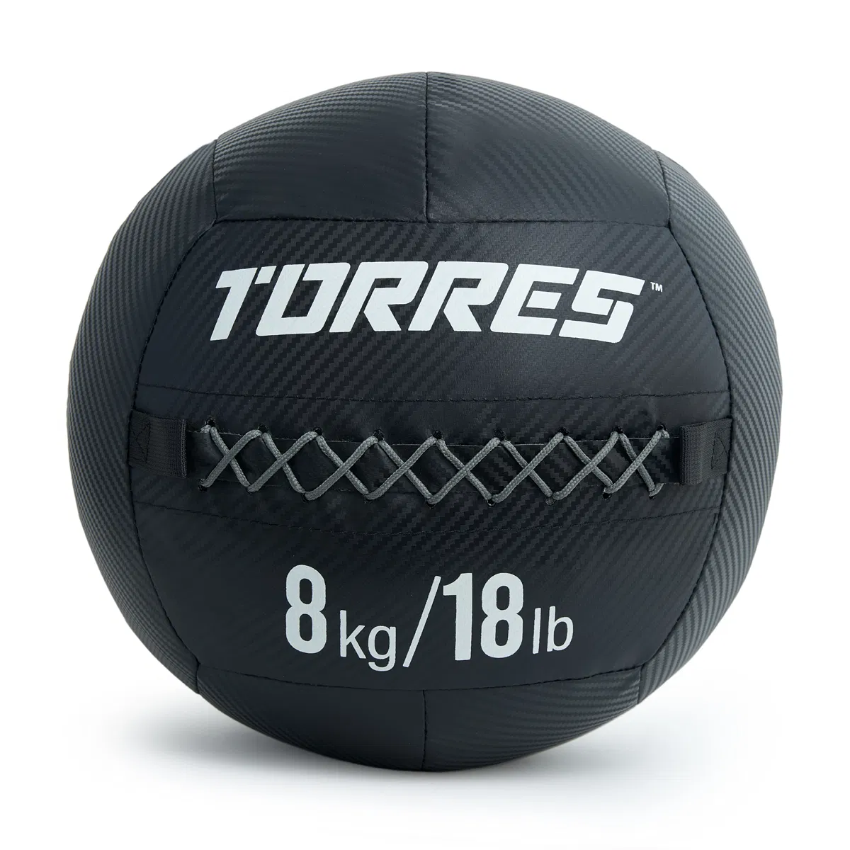 Torres 8 КГ Медбол ПВХ/ПУ Черный/Белый