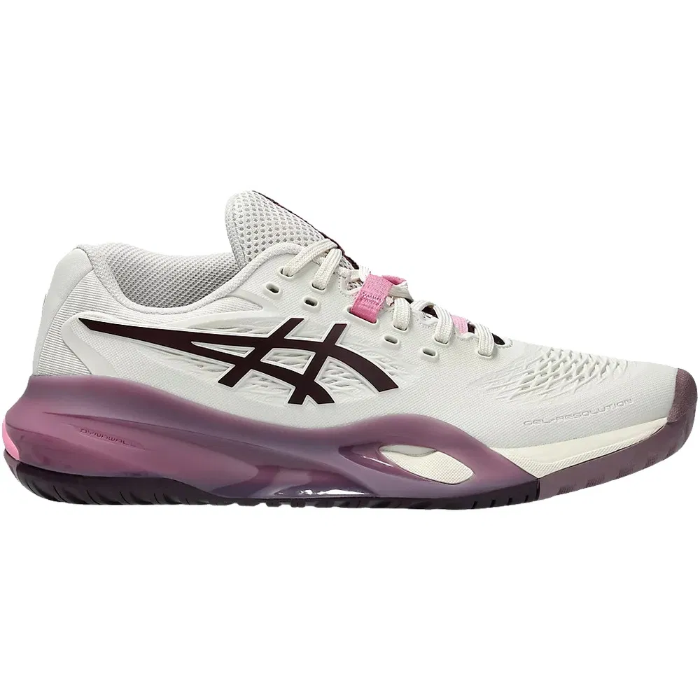 Asics GEL-RESOLUTION X (W) Кроссовки теннисные женские Белый/Розовый