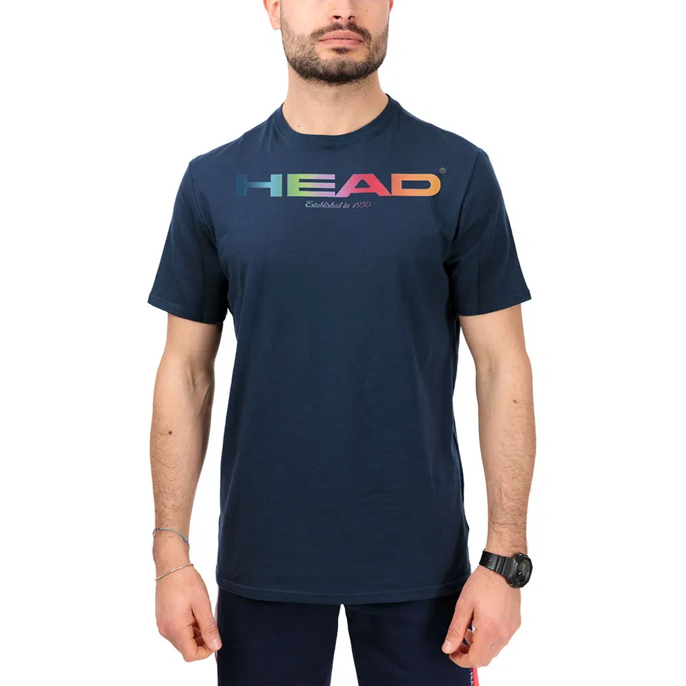Head RAINBOW T-SHIRT Футболка теннисная Темно-синий