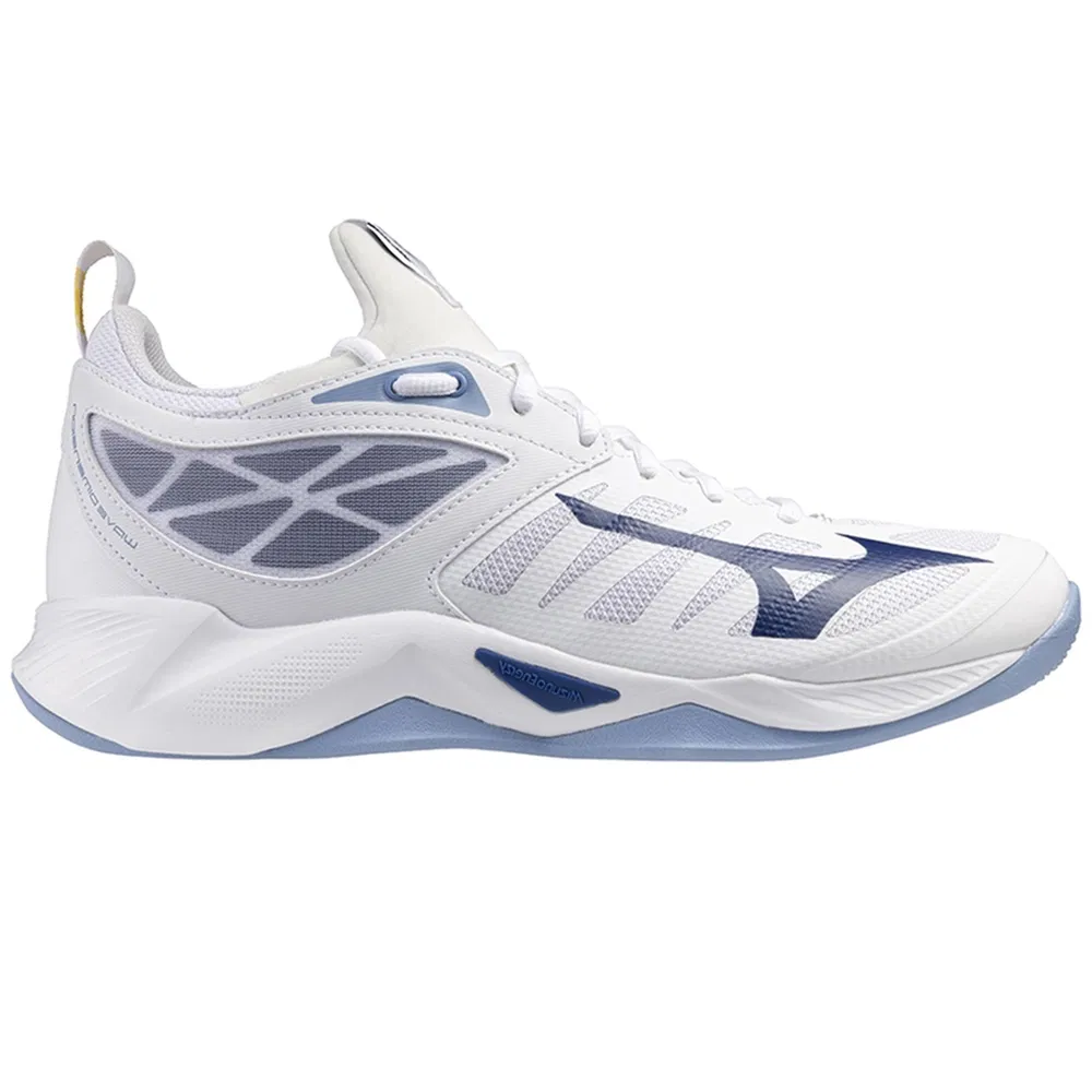 Mizuno WAVE DIMENSION Кроссовки волейбольные Белый/Темно-синий