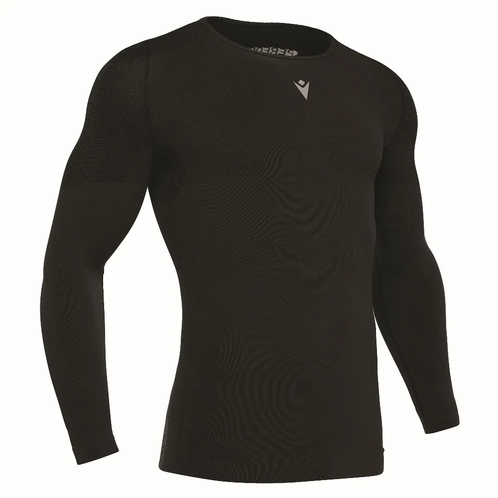 Macron PERFORMANCE ++ LONG-SLEEVES TOP Компрессионная футболка с длинным рукавом Черный