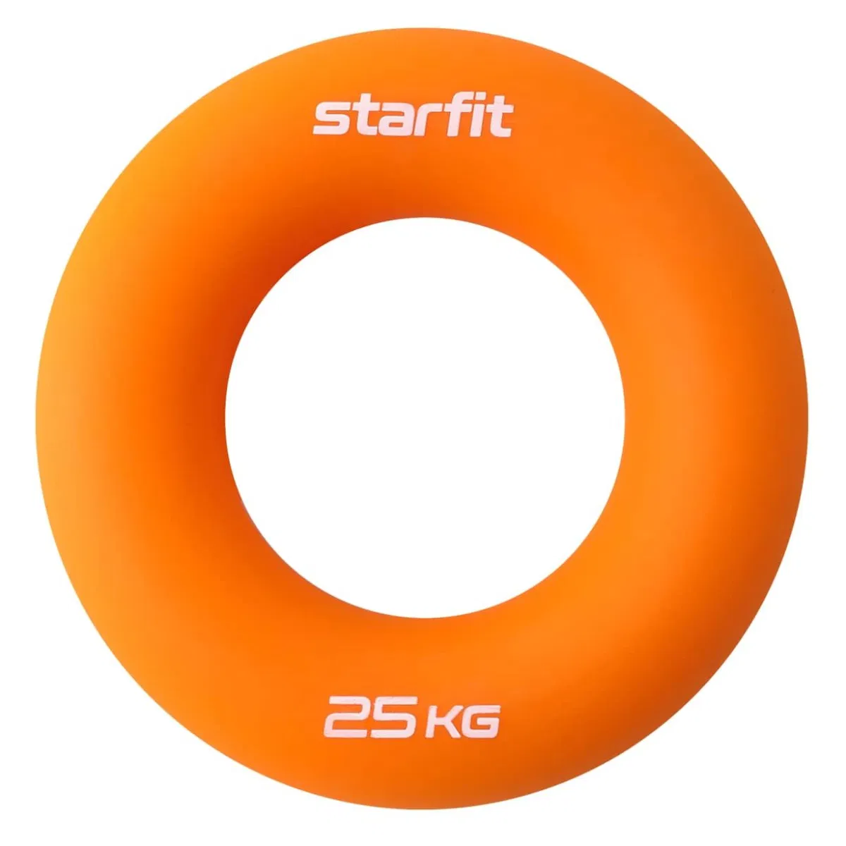 Starfit ES-404 Эспандер кистевой Кольцо диаметр 8,8см силикогель 25кг Оранжевый