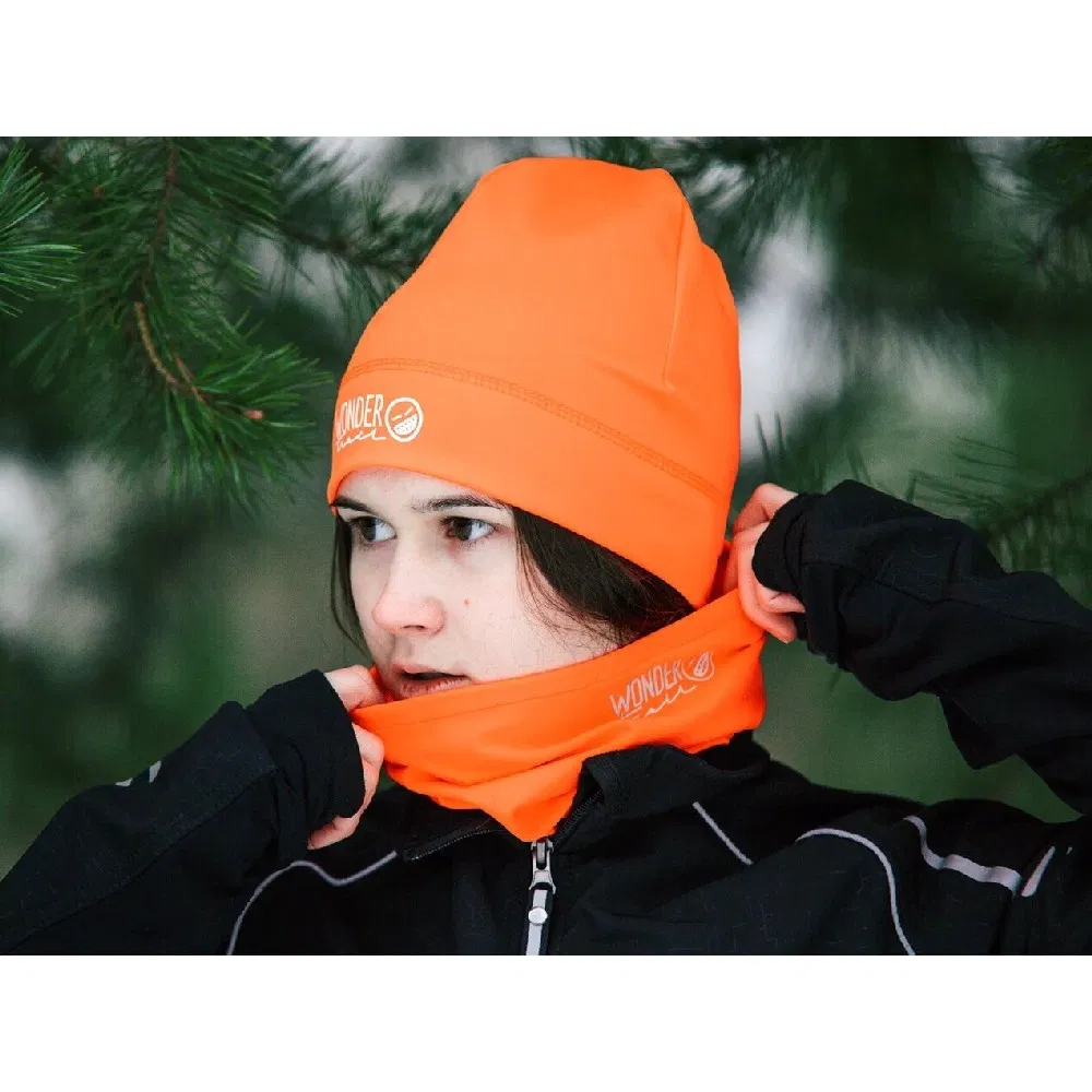 Wondertrail PREMIUM HAT ORANGE NEON Шапка спортивная Оранжевый