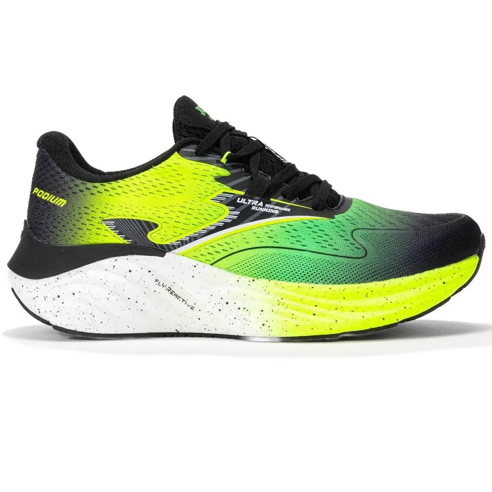 Joma PODIUM Кроссовки беговые Черный/Зеленый/Желтый