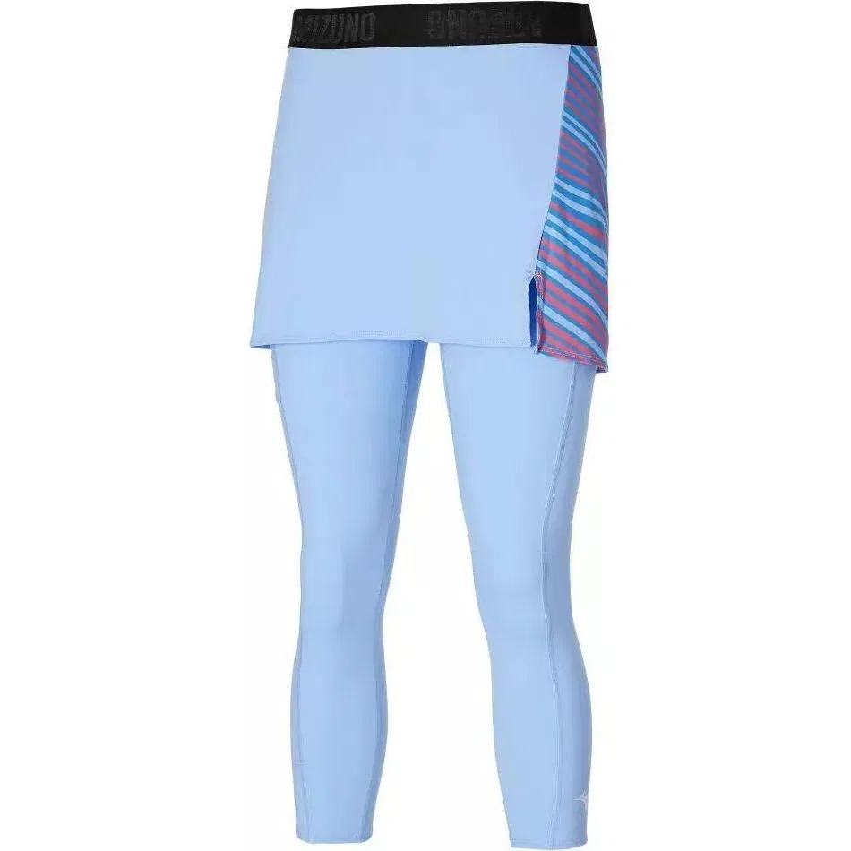 Mizuno 2IN1 SKIRT (W) Юбка с тайтсами теннисные женские Голубой