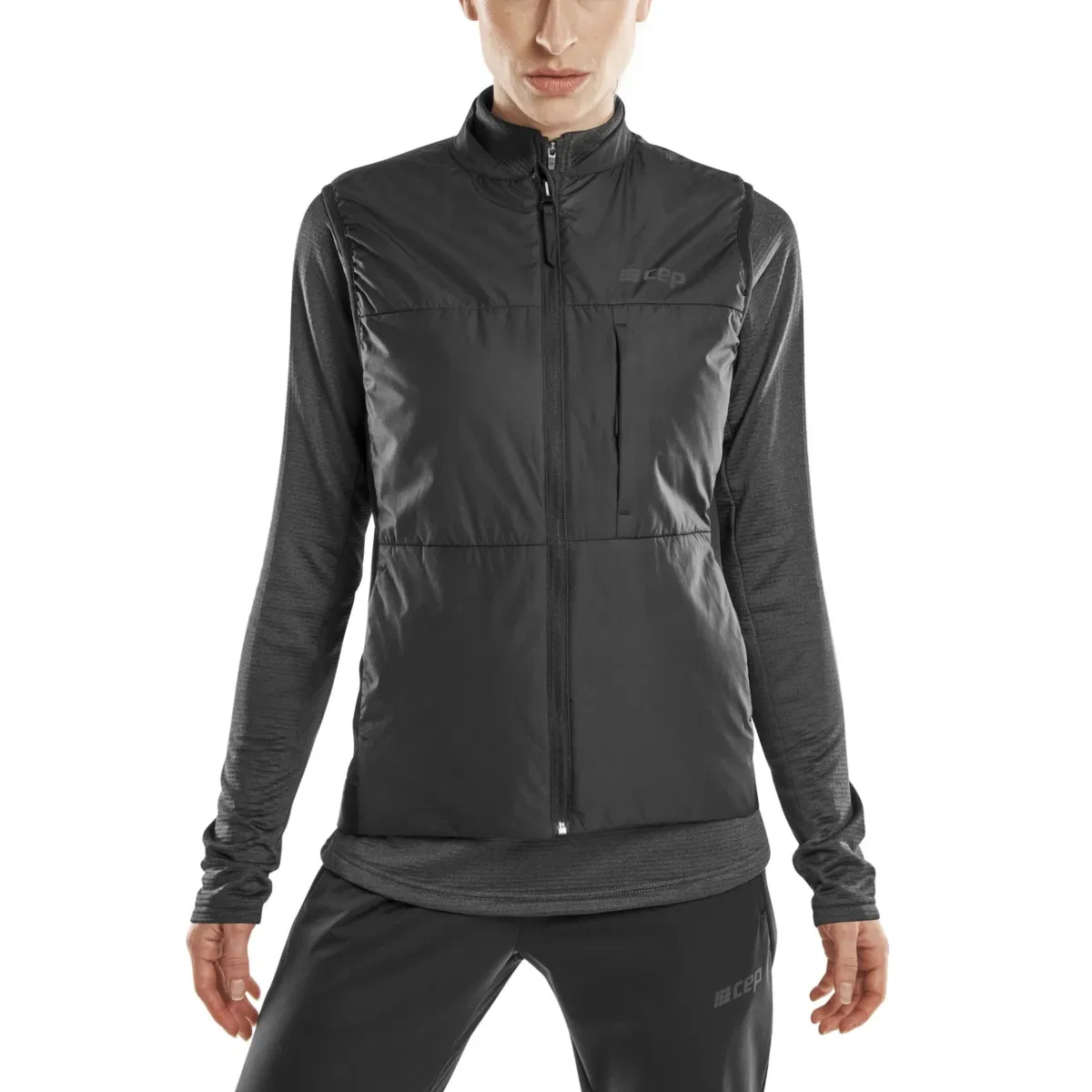 CEP COLD WEATHER REVERSIBLE VEST (W) Жилет двусторонний женский Черный