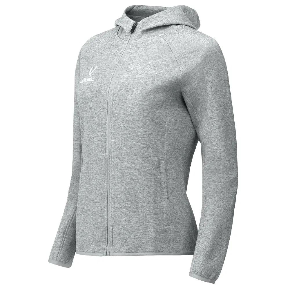 Jogel ESSENTIAL ATHLETE HOODED FZ JACKET 24 (W) Худи на молнии женский Серый