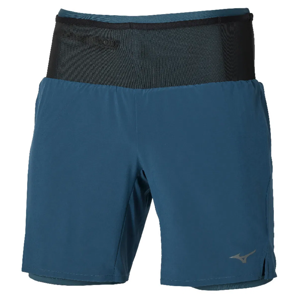 Mizuno MULTI POCKET 2IN1 7.5 SHORT Шорты беговые Синий/Черный