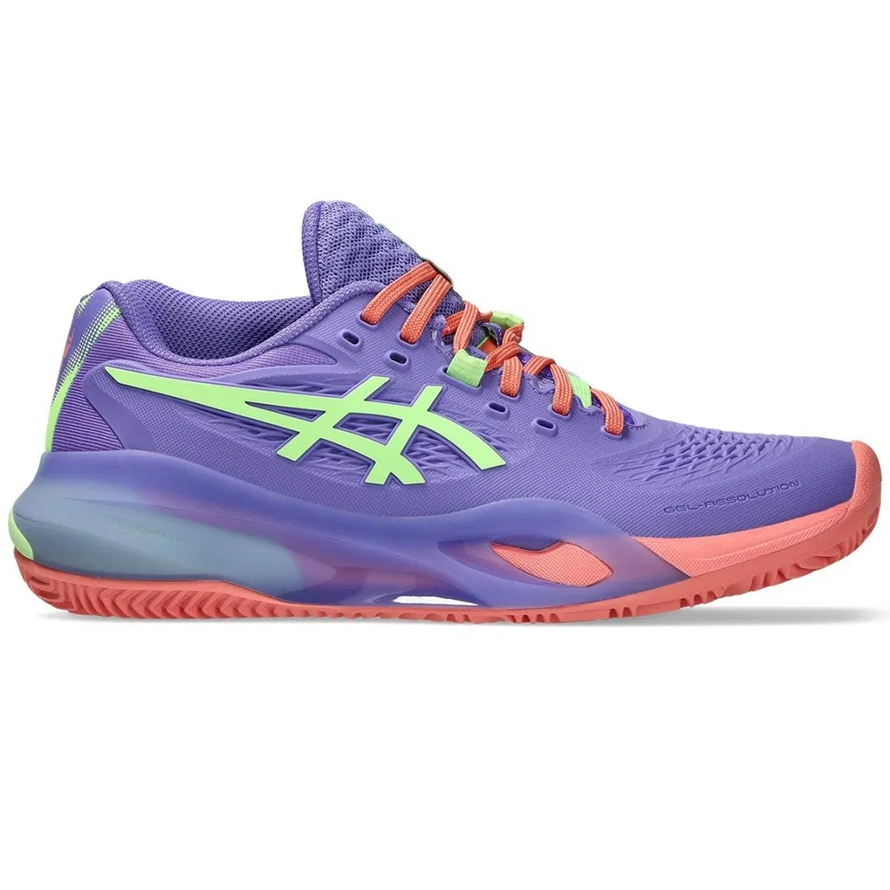 Asics GEL-RESOLUTION X PADEL (W) Кроссовки для падела женские Фиолетовый/Салатовый