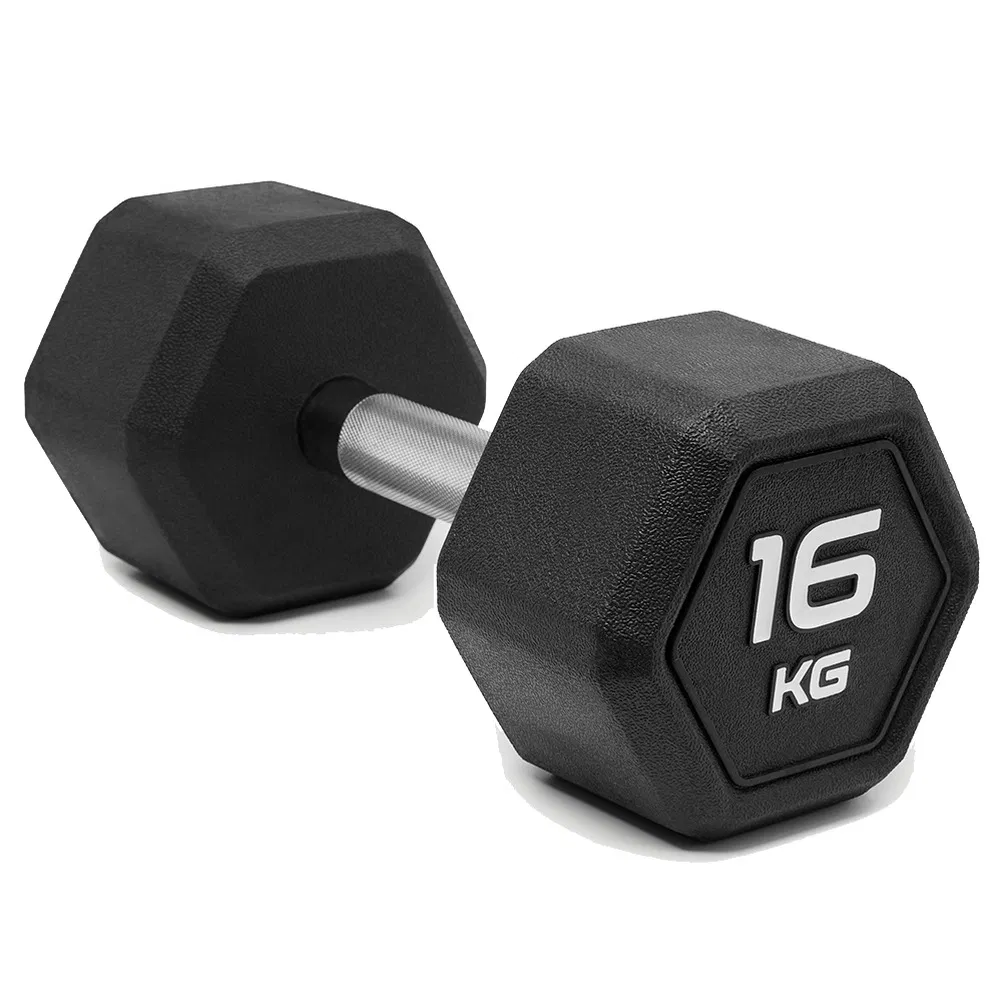 Starfit DB-301PRO 16 КГ Гантель гексагональная обрезиненная Черный