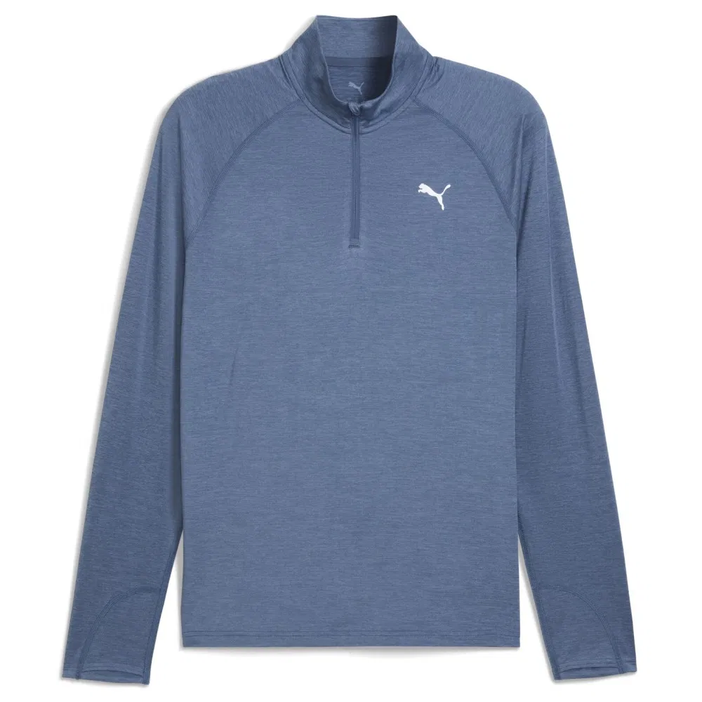 Puma VELOCITY CLOUDSPUN QUARTER-ZIP TOP Лонгслив Синий