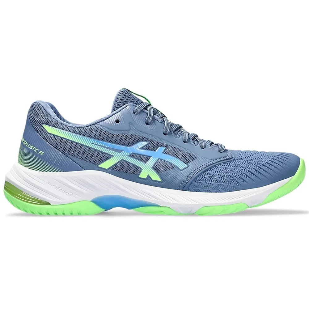 Asics NETBURNER BALLISTIC FF 3 Кроссовки волейбольные Синий/Зеленый