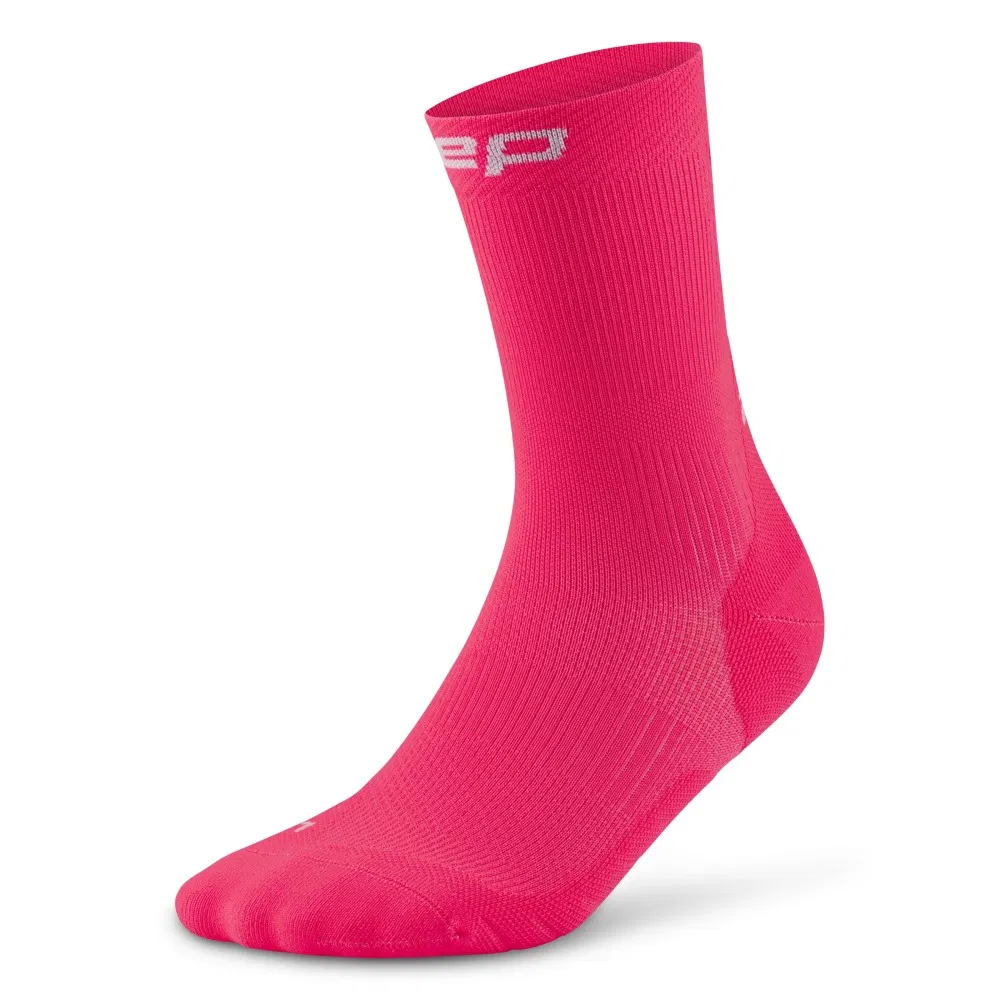 CEP CORE RUN COMPRESSION MID CUT SOCKS 5.0 (W) Компрессионные носки женские Розовый