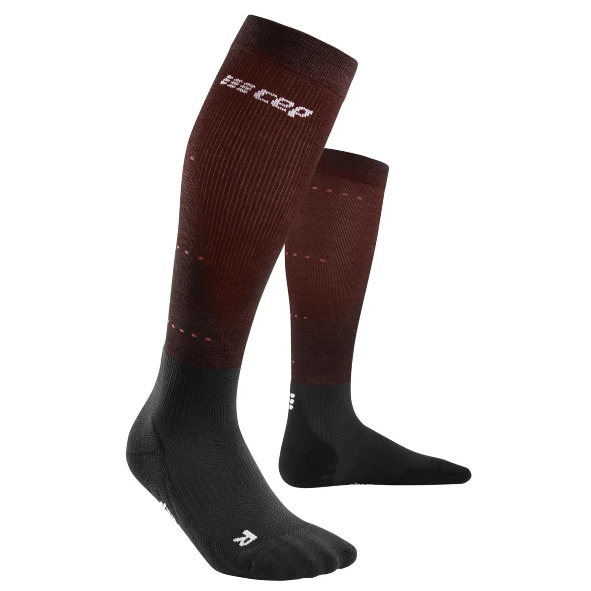 CEP INFRARED RECOVERY COMPRESSION SOCKS (W) Компрессионные гольфы для восстановления женские Красный/Черный