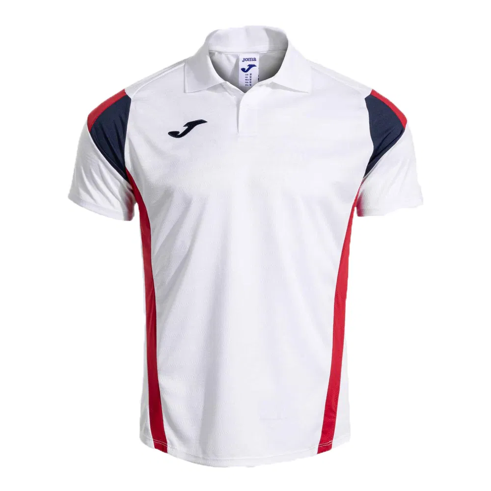 Joma MONTREAL Футболка теннисная Белый/Темно-синий/Красный