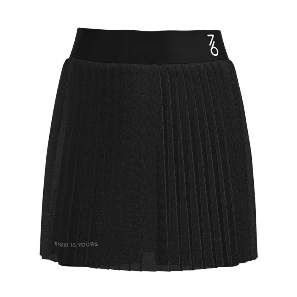 7/6 KRIS SKIRT "BLACK" Юбка теннисная женская Черный