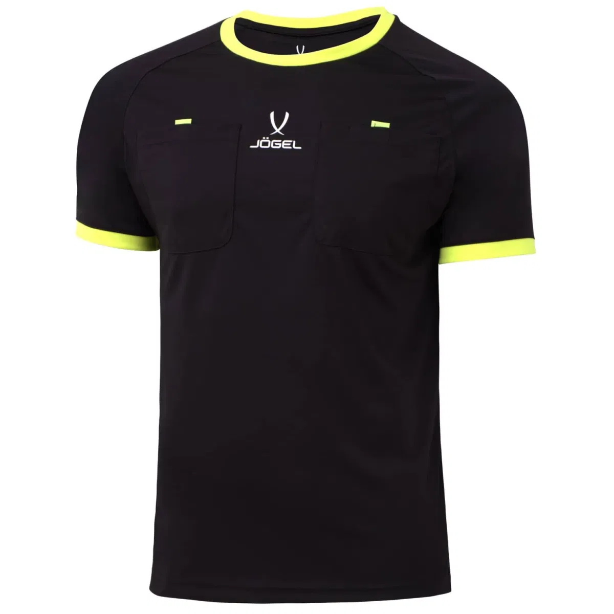 Jögel REFEREE TEE Футболка судейская Черный/Желтый