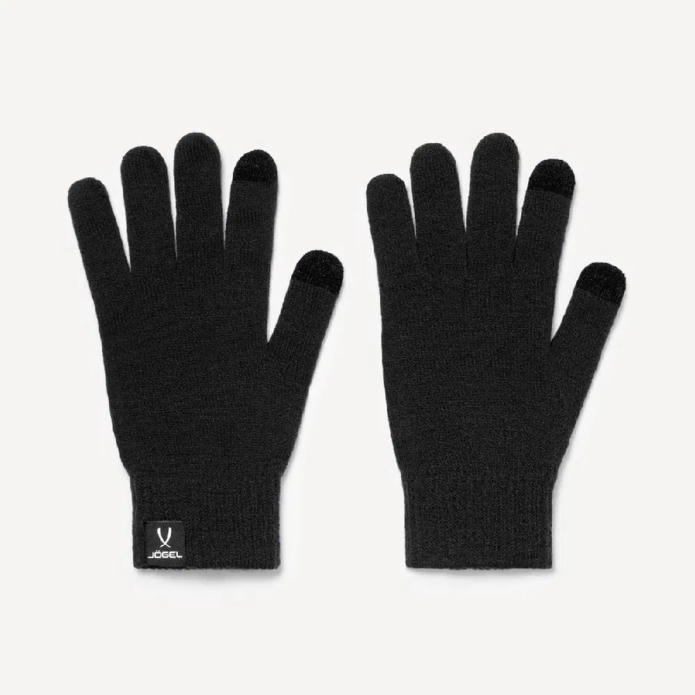 Jögel ESSENTIAL TEAM KNITTED GLOVES Перчатки зимние Черный
