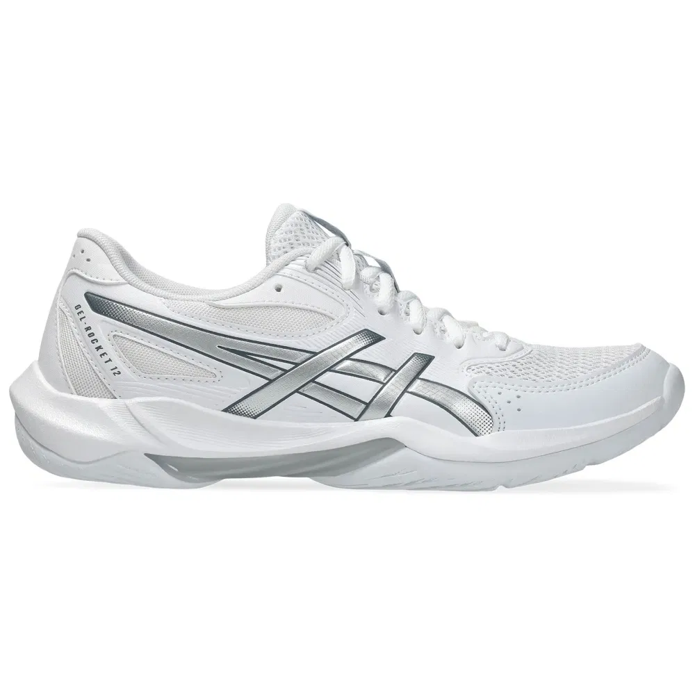 Asics GEL-ROCKET 12 (W) Кроссовки волейбольные женские Белый/Серый