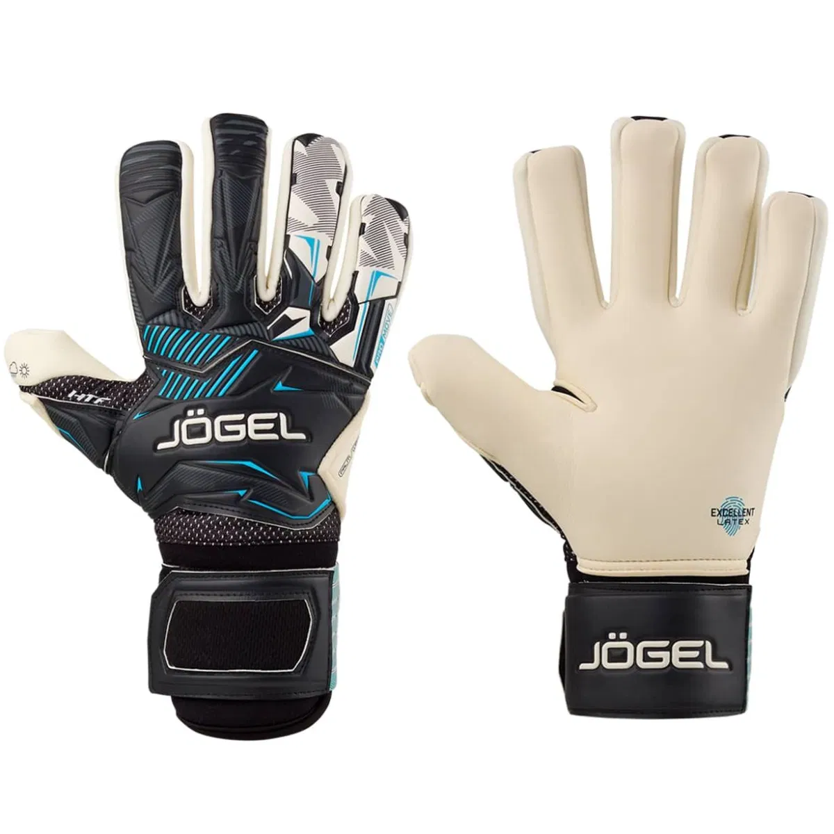 Jögel MAGNUM EL4 NEGATIVE Перчатки вратарские Черный