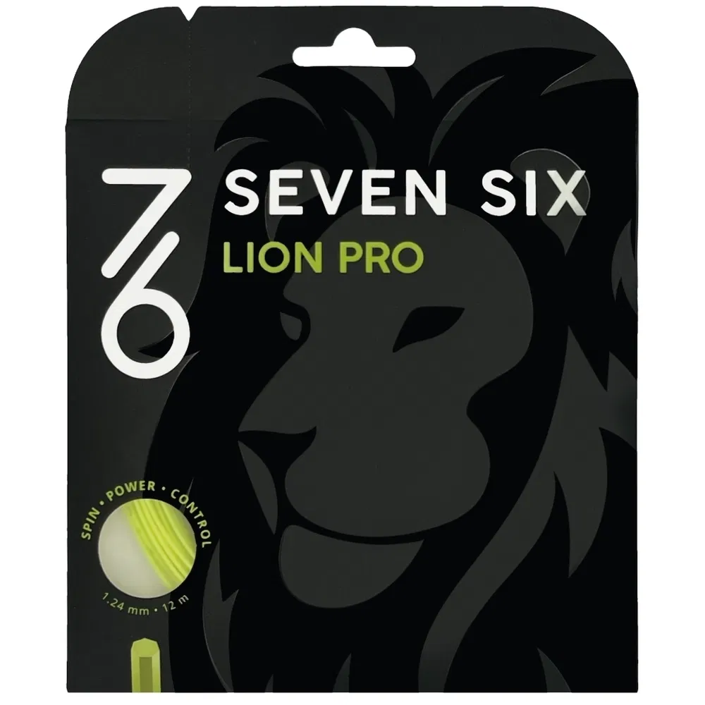7/6 LION PRO Теннисная струна 12м Желтый
