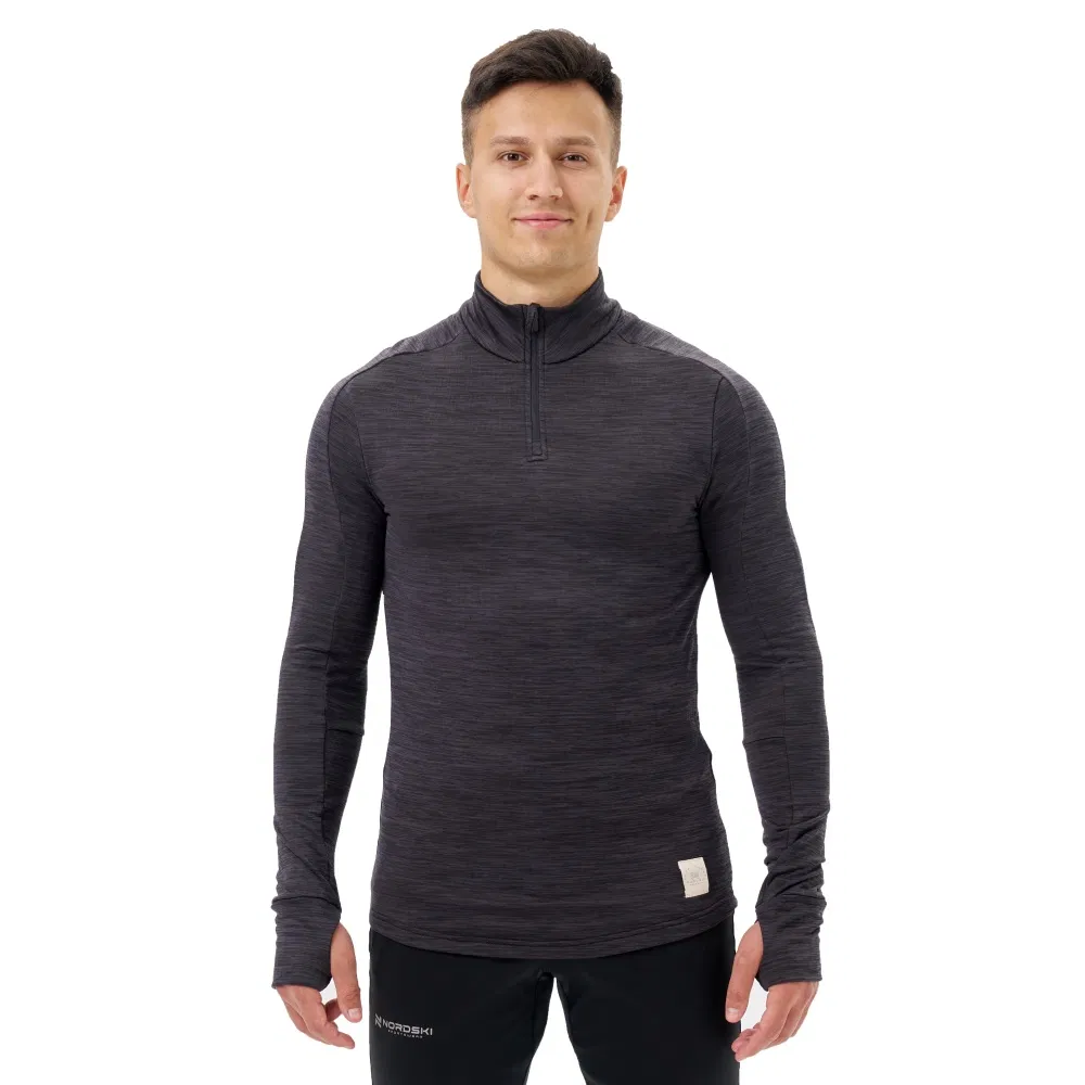 Nordski IMPULSE BLACK Лонгслив Черный