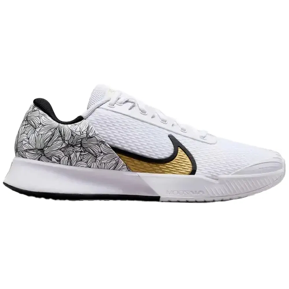 Nike COURT VAPOR PRO 2 MAGNOLIA Кроссовки теннисные Белый/Серый/Золотой