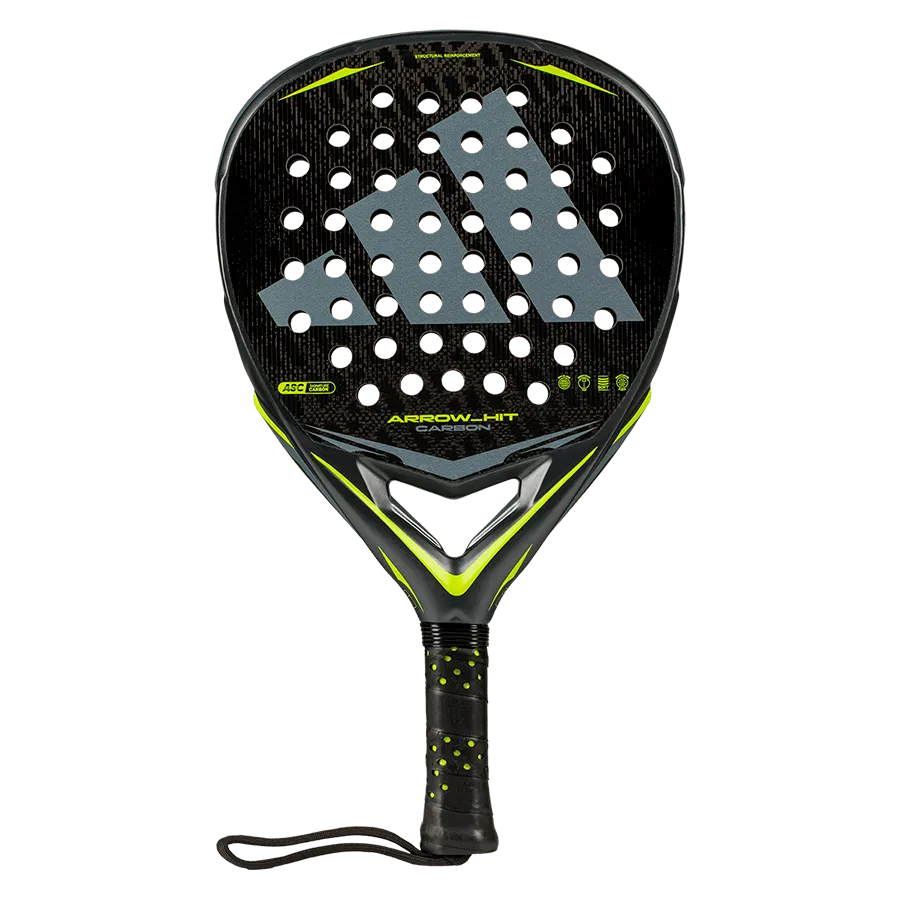 Adidas ARROW HIT CARBON 2026 Ракетка для падела Черный/Серый
