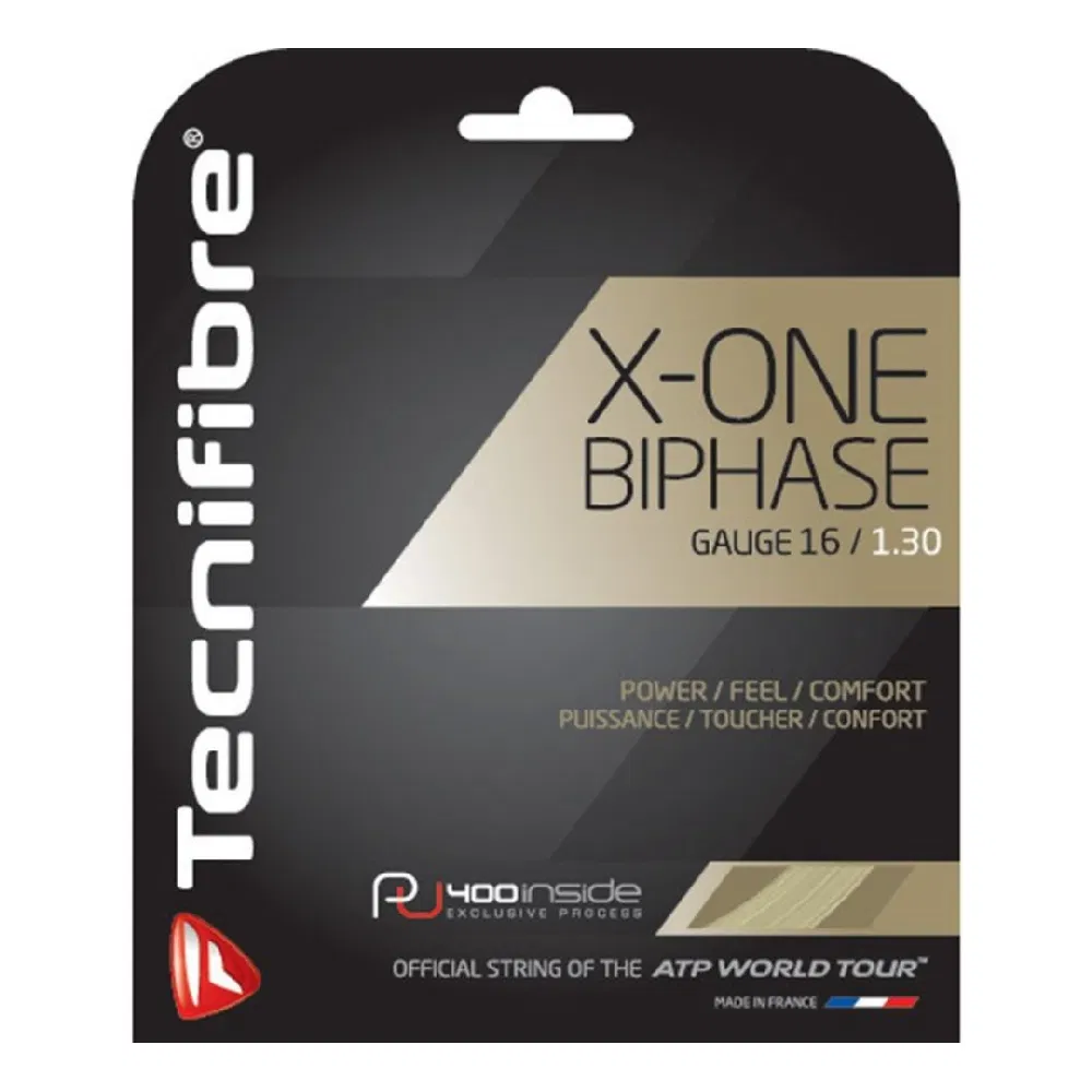 Tecnifibre X-ONE BIPHASE BLACK 1,30 Теннисная струна 12м