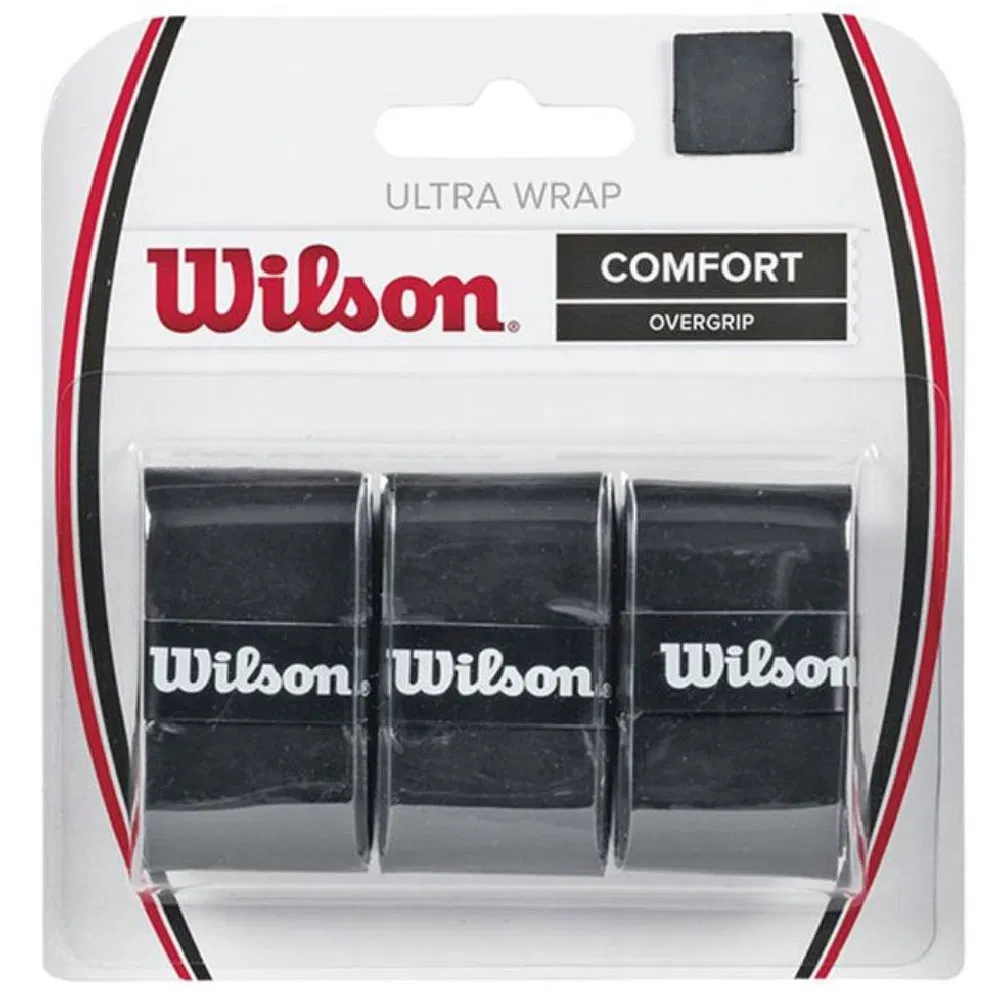 Wilson ULTRA WRAP OVERGRIP Овергрип (3 шт) Черный