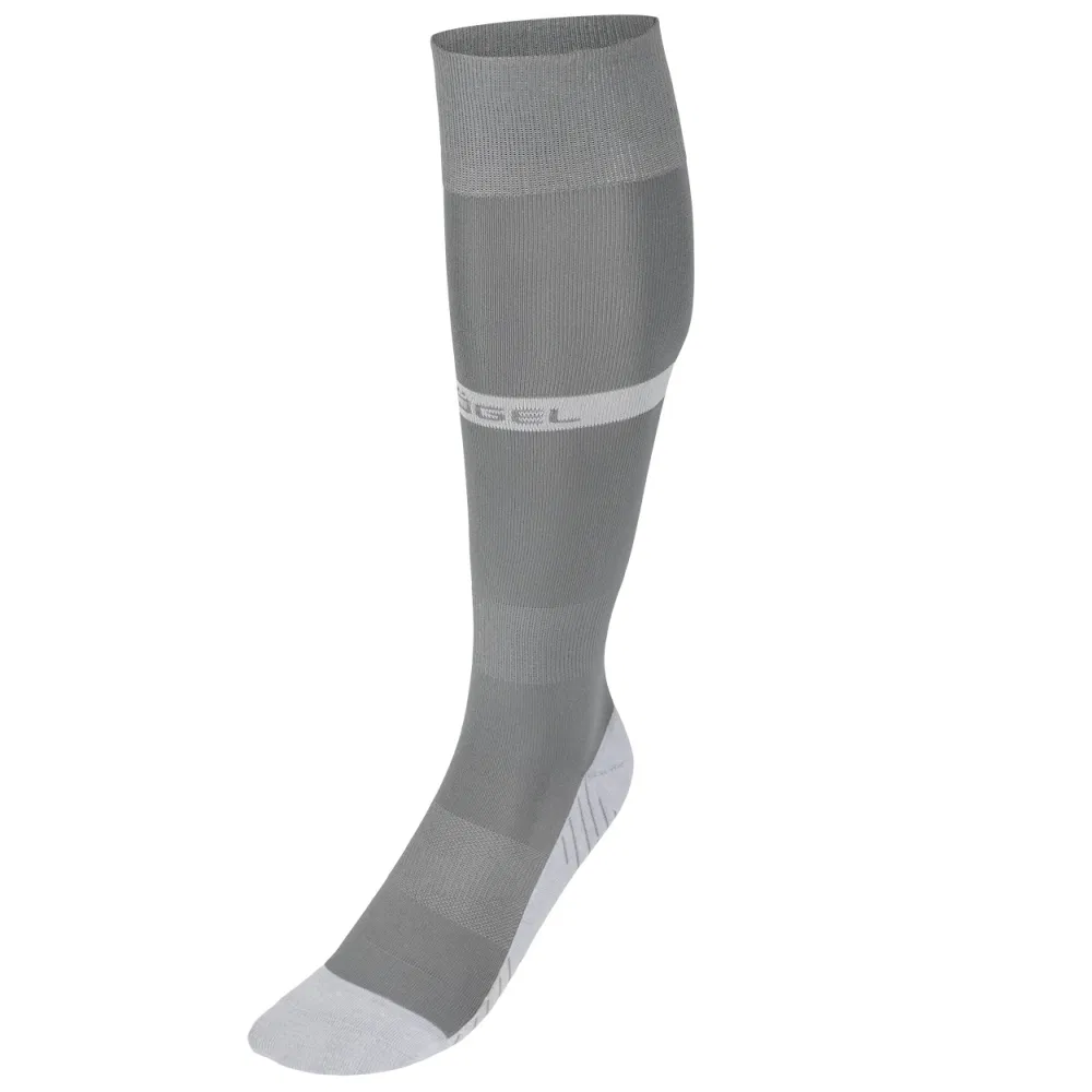 Jögel CAMP BASIC SOCKS 2025 Гетры футбольные Серый/Белый