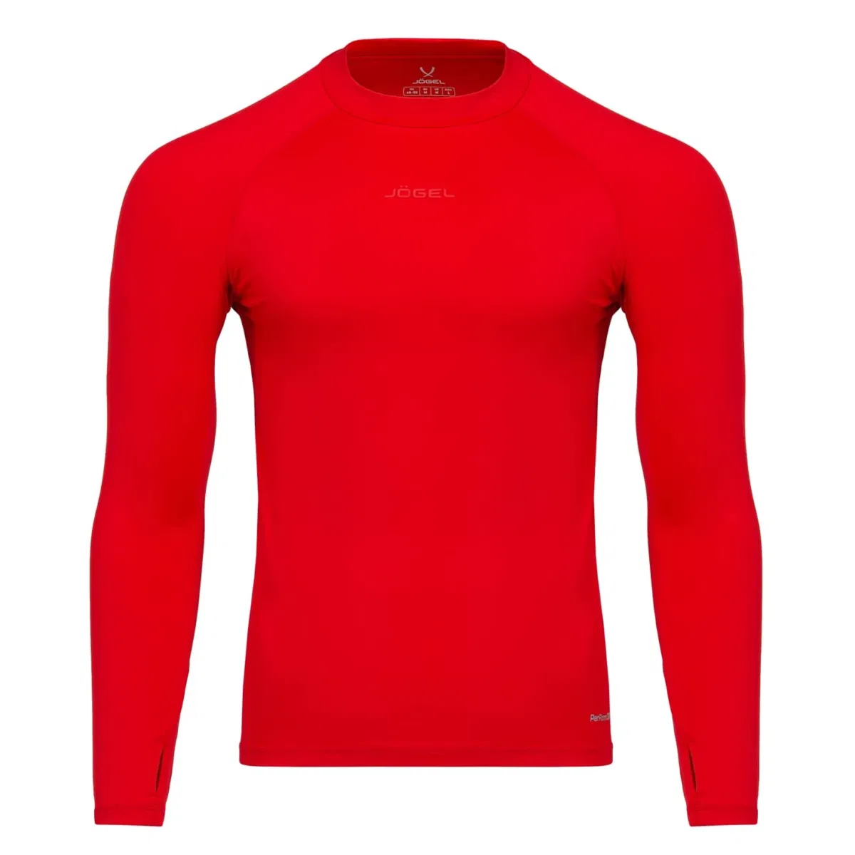 Jögel PERFORMDRY BASELAYER WARM TOP Футболка компрессионная с длинным рукавом Красный